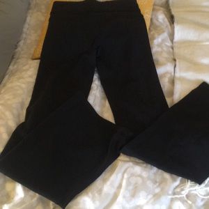 Lulu Lemon long black yoga pants
